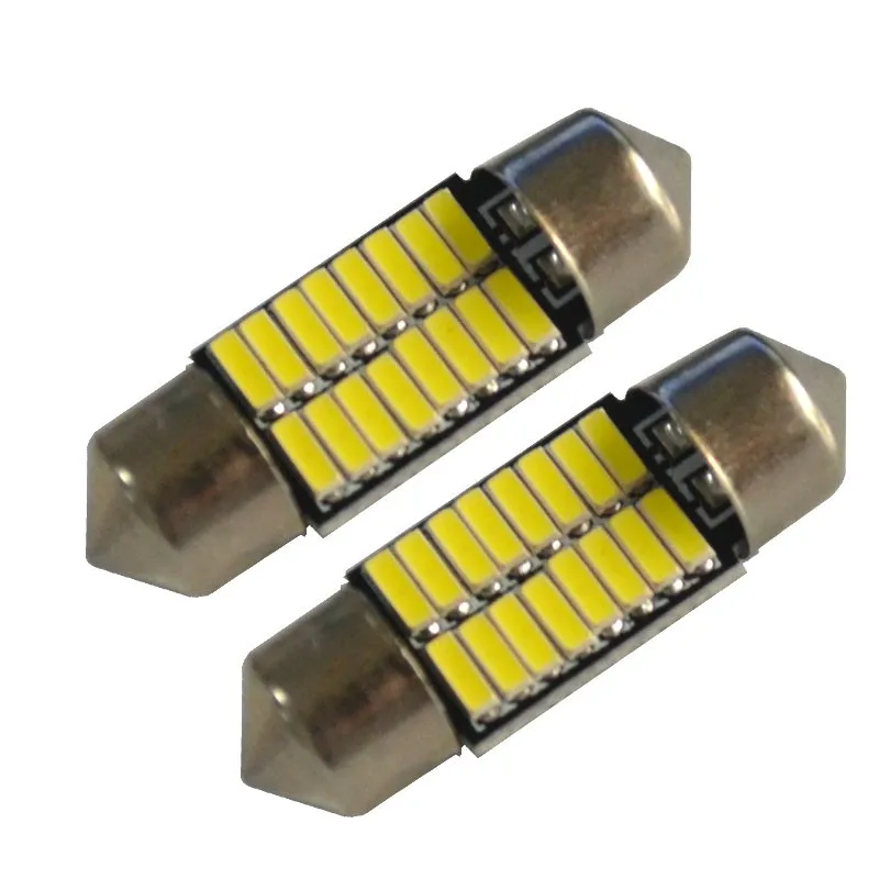 10cs гирлянда 31 мм 36 мм/39 мм/41 мм светильник 70MA c5w 16 SMD led 4014 автомобиля Купол Лампы для чтения авто лампы для автомобилей 12V