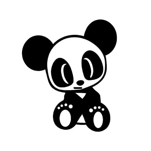 11 13cm Cute Panda Car Sticker Decal Panda Cartoon Animal