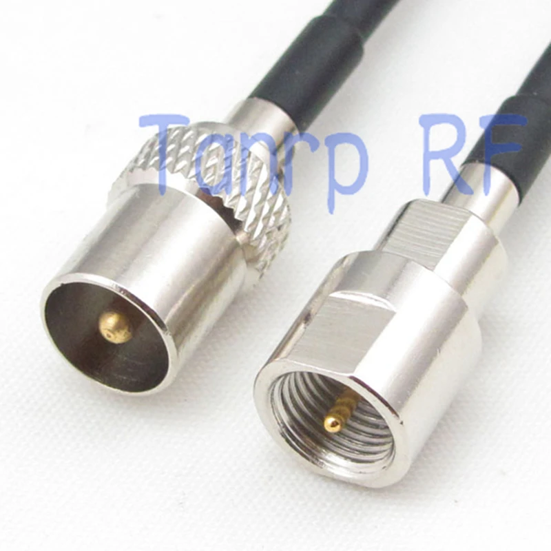 

6in TV male plug to FME male plug RF connector adapter 15CM Pigtail coaxial jumper RG174 extension cord cable