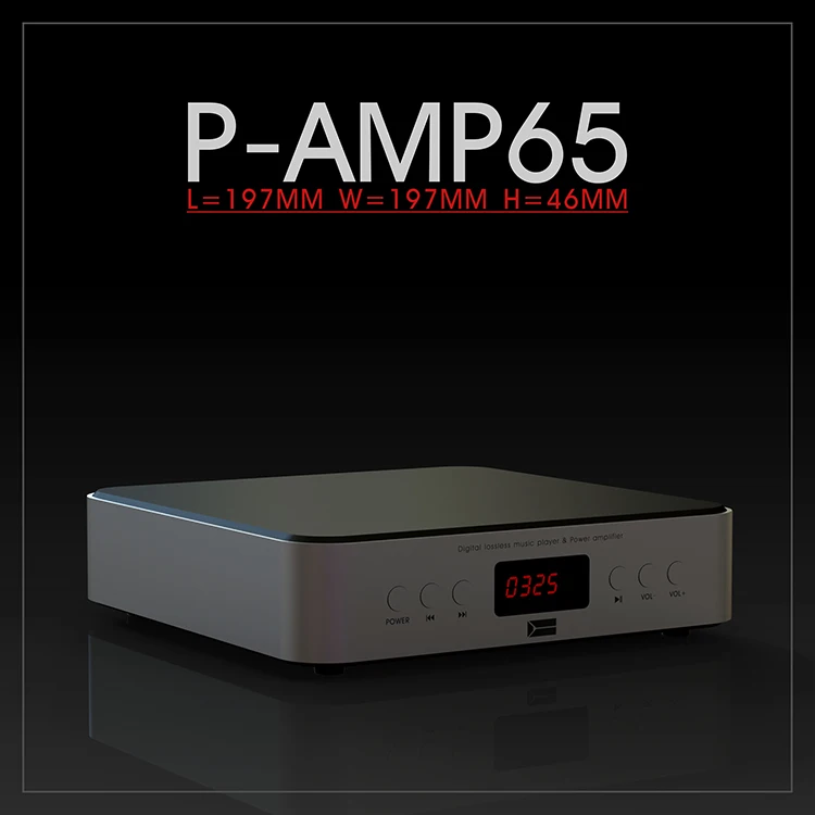 JIUYI AMP65 цифровой плеер аудио декодер Hifi Bluetooth Dac аудио усилитель цифровой плеер Amp 50 Вт+ 50 Вт