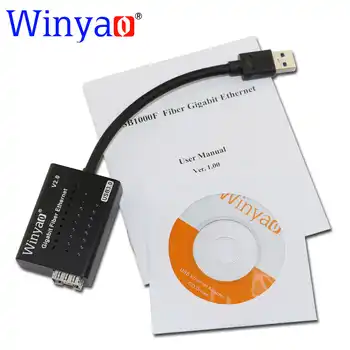 Winyao USB1000F USB3.0 To SFP 1000M Gigabit Fiber NIC Ethernet Network Card for PC Notebook rtl8153 chipset For media converter - SALE ITEM - Category 🛒 Computer & Office