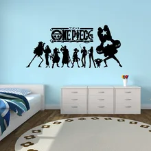New arrival One piece Japanese Anime Wall Decal Stickers Decor Stickers Vinyl Decal Cartoon Home Decor waterproof wallpapper car sticker japanese cartoon fans seed gundam raiser vinyl wall stickers decal decor home decoration