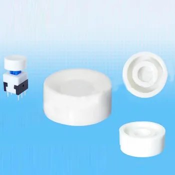 

200pcs 10*4.5mm self locking switch cap round button cap for height 5.8/7/8/8.5mm self locking switches