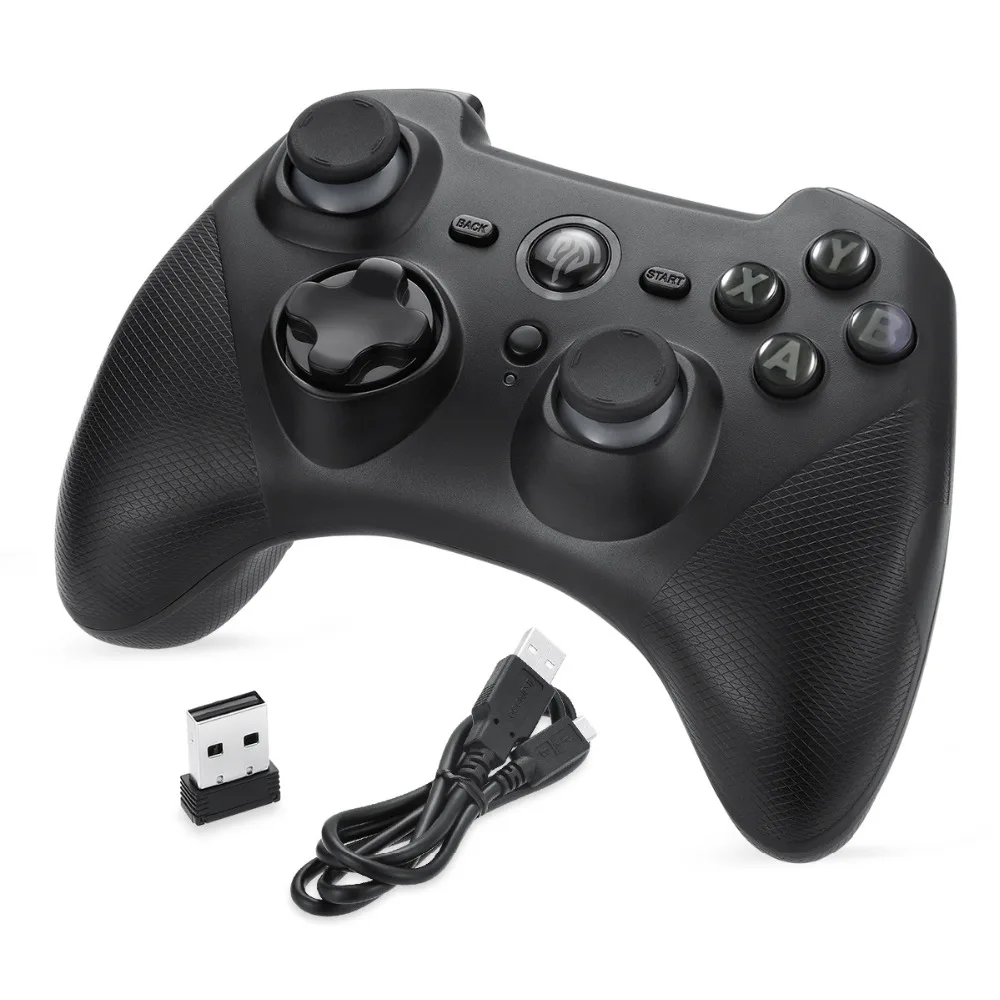 

EasySMX Wireless Gaming Controller for Windows PC/ PS3 2.4Ghz Android Controller Gamepad for Smartphone/Tablet/ Smart TV/TV Box