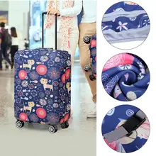 Новое поступление эластичный пыленепроницаемый с защитой от царапин Кот шаблон чемодан защитный чехол для чемоданов хранения бытовой пыли Чехлы инструменты