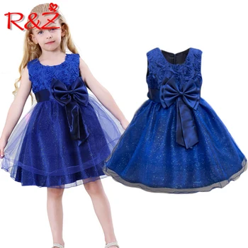 

R&Z 2019 summer new princess flower girl dress ballet dress wedding birthday party dress children's clothing