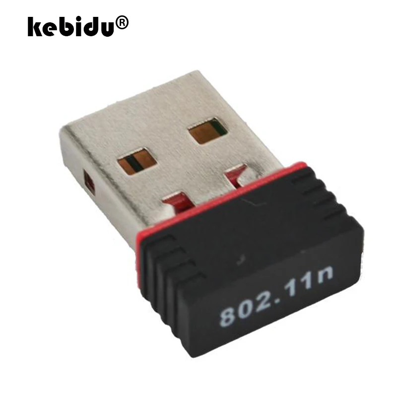 Kebidu мини-ПК 150 Мбит/с 150M USB Wifi антенна сетевая карта LAN адаптер Беспроводная
