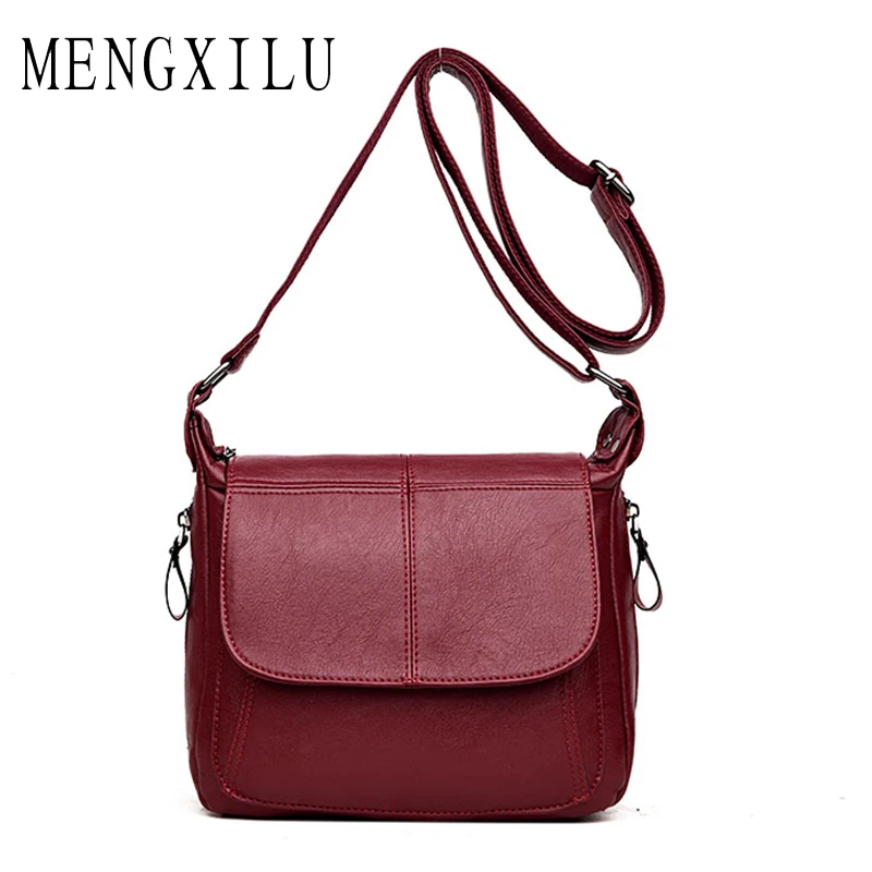 

MENGXILU Luxury Crossbody Bags Women Shoulder Bags High Quality Fashion Lady Retro Satchel Bags Women Messenger Bags Sac Femme