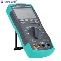 токовые клещи мультиметр цифровой Стабильный ЖК HoldPeak HP-890CN Цифровой Мультиметр DC AC Напряжение Ток Метр Температура Meaurement Авто Диапазон - изображение