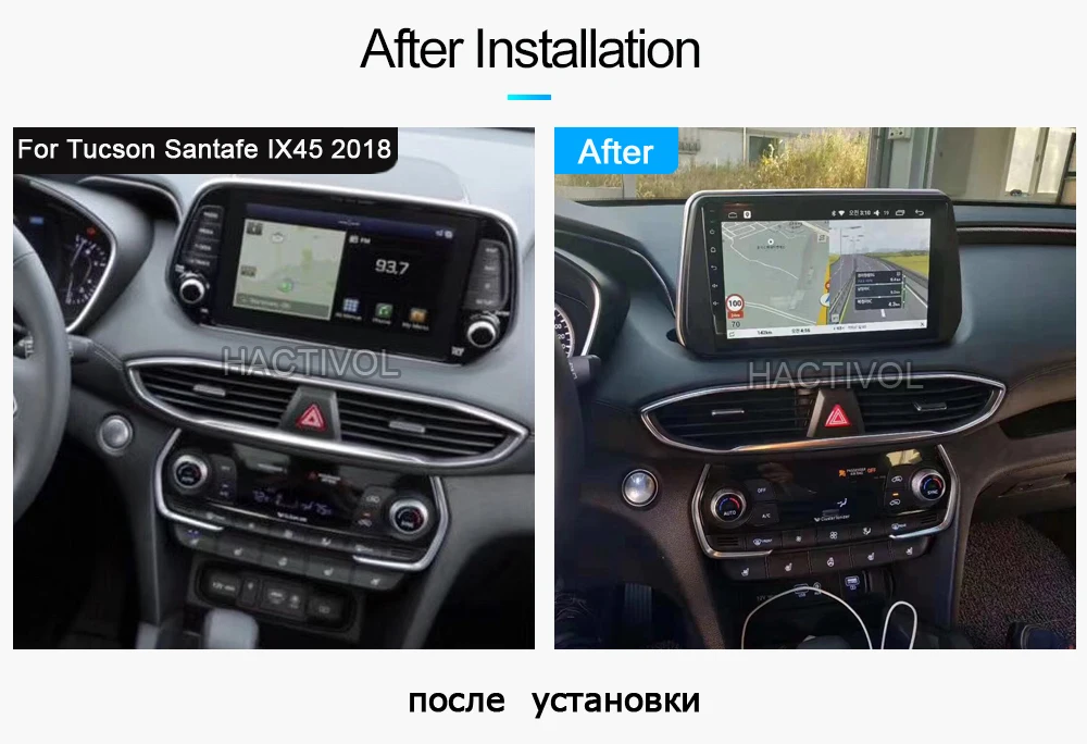 Discount HANG XIAN 2 din Car radio for Hyundai Santa fe Tucson IX45 2018 car dvd player car accessory of autoradio 4G internet 2G 32G 0