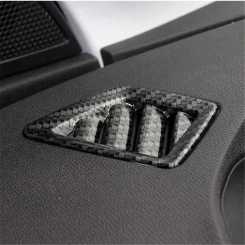 

ABS Matte/carbon fibre Front Air Vent Outlet Decoration covers Trim For PEUGEOT 3008 GT 4008 5008 2017 2018 Accessories 2pcs