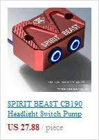 SPIRIT BEAST CB190 мотоциклы выделяют предупреждающие огни 12 В Водонепроницаемые огни Светодиодный фонарь для мотокросса модифицированные аксессуары для укладки