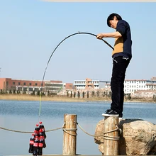protable squid spinning ultralight telescopic fishing rod carbon fiber exhausting brief sea rod 1.8m 2.1m-3.6m ocean stick journey pole