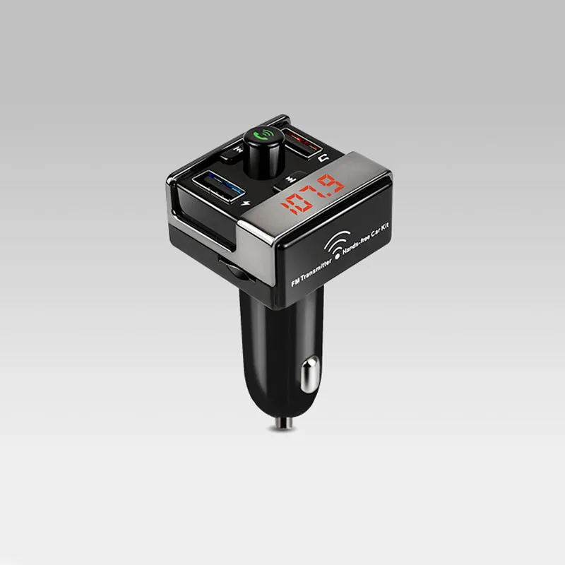JINSERTA автомобильный Bluetooth fm-передатчик Handsfree автомобильный комплект fm-радио Автомобильный mp3 плеер TF U диск 2 USB Автомобильное зарядное устройство