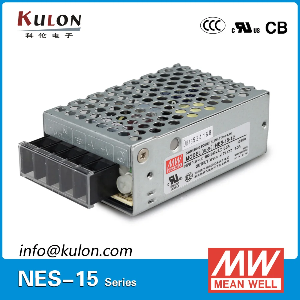 Aliexpress.com : Buy Original MEAN WELL NES 15 12 Single Output 15w 12v ...