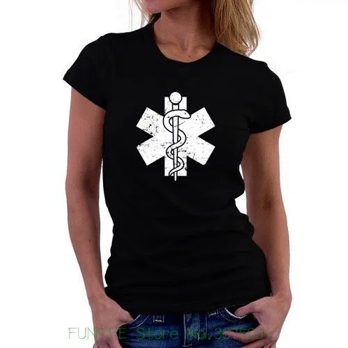 

Women's Tee Star Of Life Paramedic Women T-shirt For Women Cotton Harajuku Unicorn Brand Female T-shirt