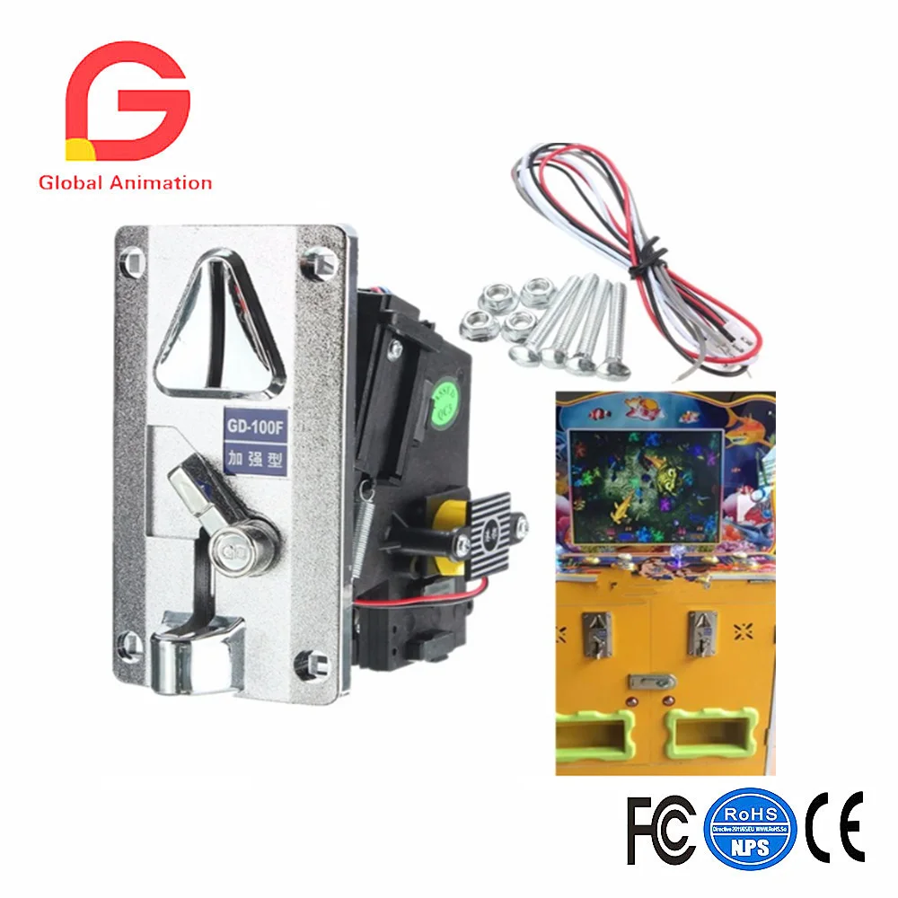  CPU single coin acceptor Slot Acceptor Sorter For Vending Arcade Game Machine CPU Coin Acceptor DG-
