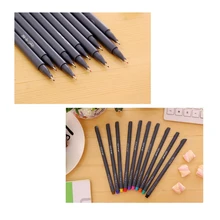 10 шт. гелевая ручка линии рисунок эскиз воды цвет ручки с красками канцелярские принадлежности поддержка прямых поставок