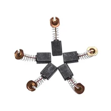 5 шт. Мини дрель электрическая шлифовальная машина замена угольных щеток запасные части для электродвигателей роторный инструмент универсальные угольные щетки