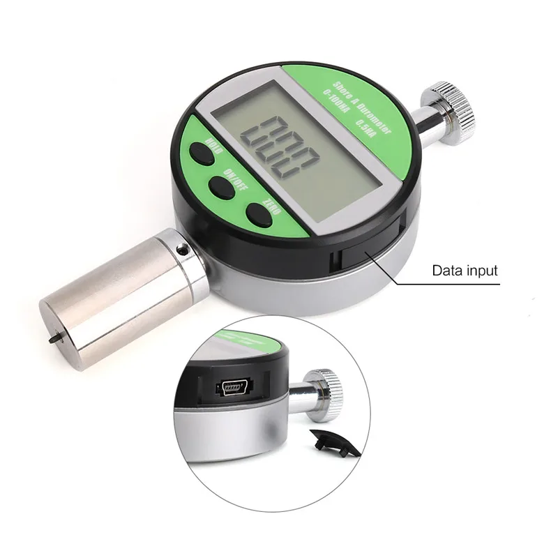 LX-A Digital Hardness Shore Durometer Tester Meter For Hard Rubber Plastic Leather Multi-grease Wax LAC-YJ Test Durometro Tools  (7)