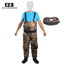Камуфляжный бионический Водонепроницаемый Рыбалка охотничьи сапоги брюки одежда дышащий Ghillie костюм с пуля снаряд пояс