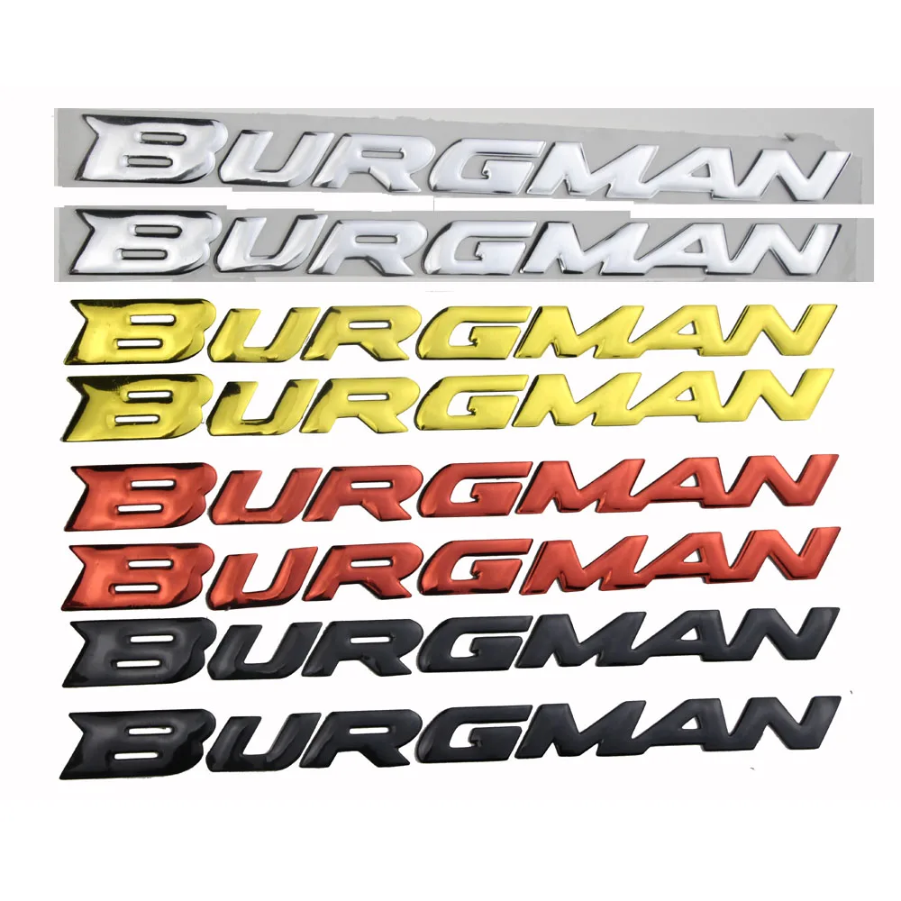 KODASKIN хром серебряные наклейки светоотражающие эмблемы для Suzuki Burgman