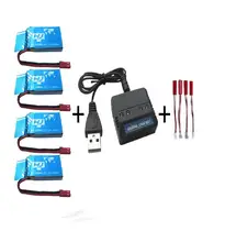 2.4G 4 channels RC Quadcopter hengdi1315 3.7V 650mah Li-po battery*4pcs+4 in 1 charger box free shipping
