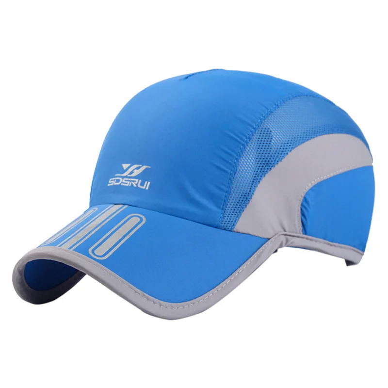 

Men Summer Sports Caps Breathable Mesh Cap Quick Dry Hat Bone Snapback Male Climbing Running Sport Hats