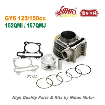 

TZ-11A 125cc 52.4mm Cylinder Assy GY6 Parts Chinese Scooter Motorcycle 152QMI 157QMJ Engine Spare Nihao Motor