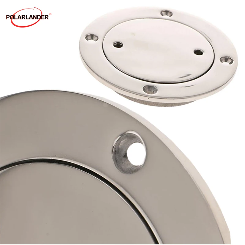 

For Boat Deck Plate Inspection Bayonet 4inch/6inch 1pcs Boat Access Hatch Cover Boat Marine Waterproof Stainless Steel