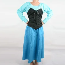 Princesa ariel traje de sirena sexy traje de adultos disfraces de halloween para mujeres cosplay del cuento de hadas fantasía mujeres custom vestido