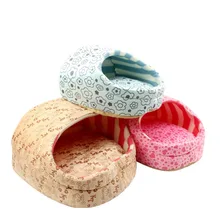 Хот-дог кровати 3 цвета принт домик для животных мультфильм щенок собаки Тапочки стильные кровати для маленьких больших домашних животных Кошкин дом