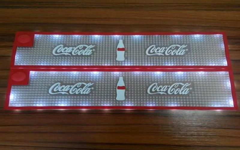 ПВХ светодиодный светильник излучающий Бар Белый coaster ослепительный Ресторан