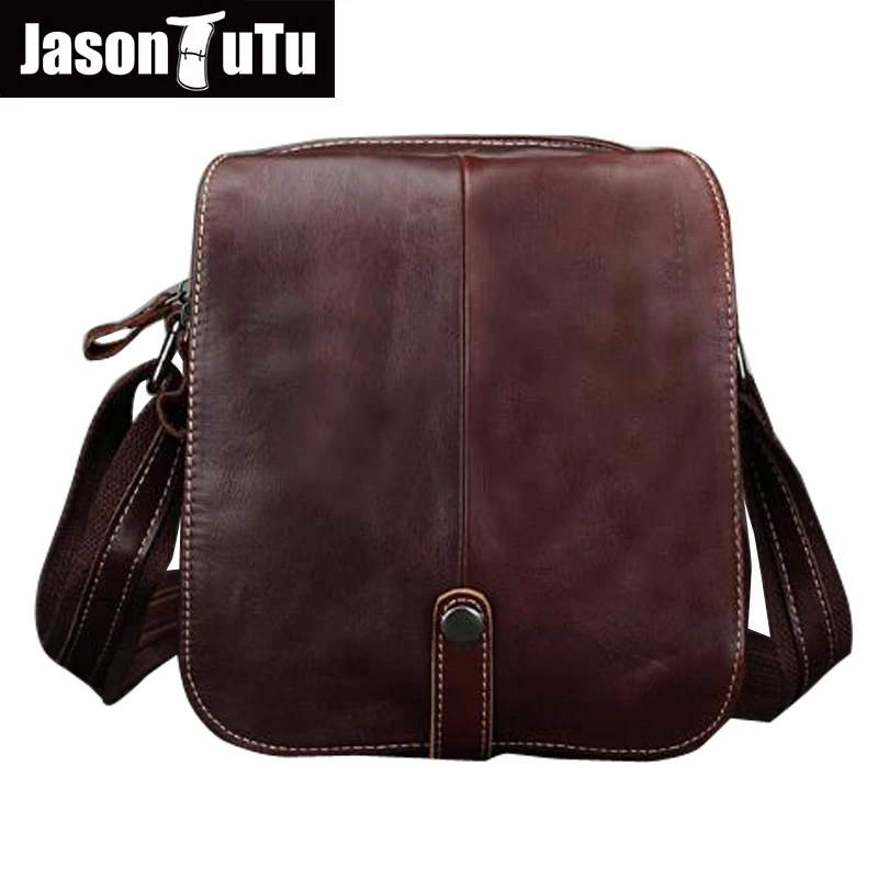 

JASON TUTU Genuine Leather crossbody bags Cow Leather Multi-function shoulder bag Brands men messenger bags small bag HN54