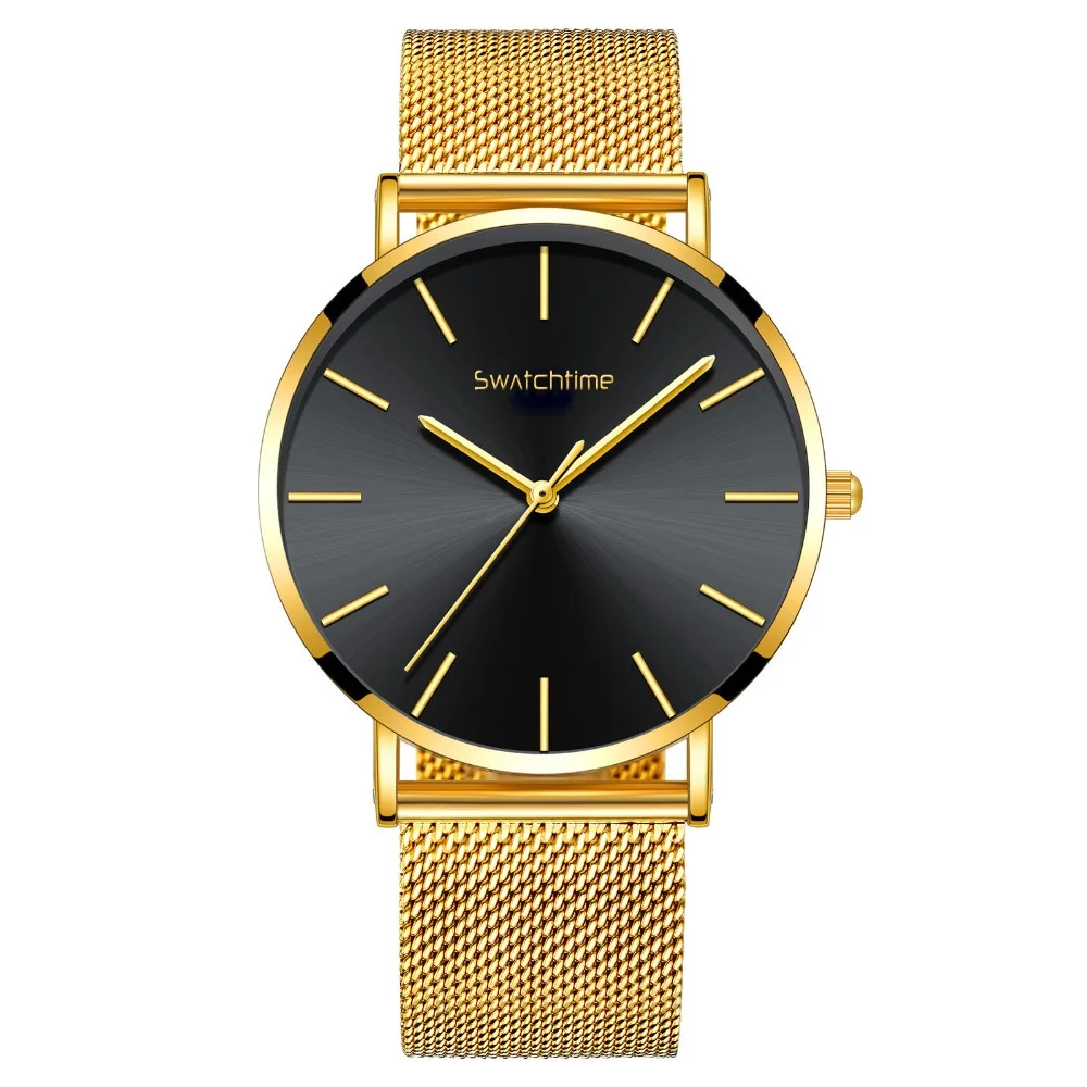 

Free Shipping SWATCHTIME Relogio Japan Movement Minimalist Casual Men Women Unisex Christmas Gift Fashion Quartz Watch