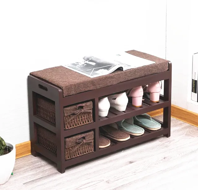 Wooden Shoe Rack Storage Organizer Hallway Bench Living Room Wooden Shoe Rack Storage Organizer Hallway Bench Living Room Cabinets For Home Entryway Shelf