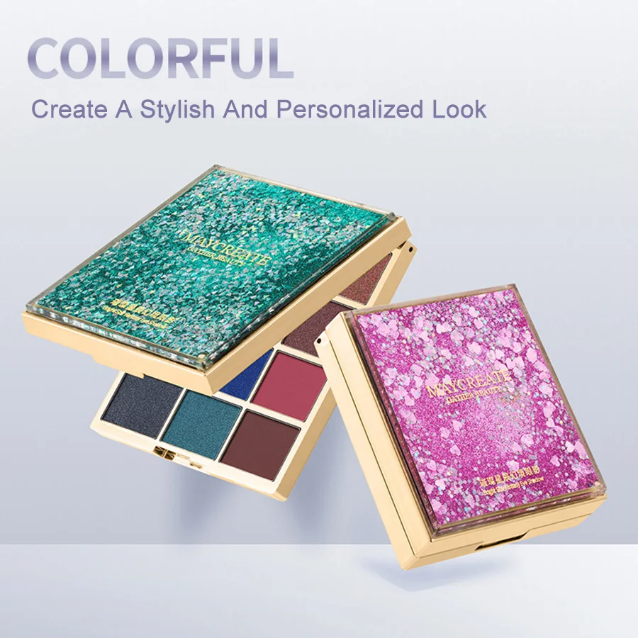 

MayCreate Fashion 12 Color Makeup Eye Shadow Soft Glitter Eye Cosmetic Eyeshadow Pallete Waterproof Beauty Easy To Wear Tools