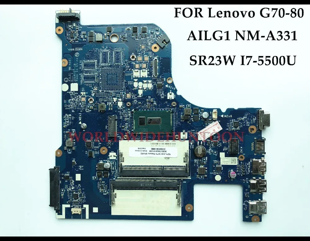 Материнская плата AILG1 для ноутбука Lenovo Высококачественная материнская SR23W DDR3L 100%