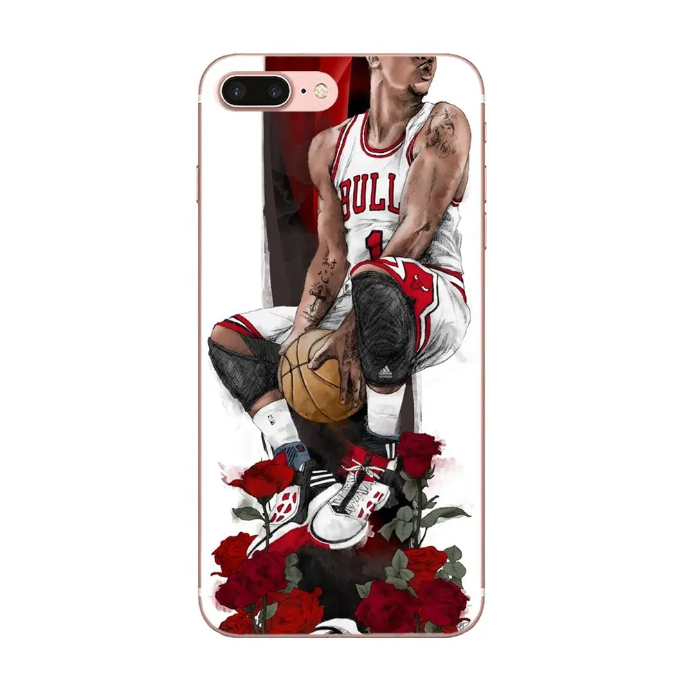 Derrick Rose для Huawei P7 P8 P9 P10 P20 P30 Lite Mini Plus Pro 2017 2018 2019 Coque Shell Прозрачный чехол