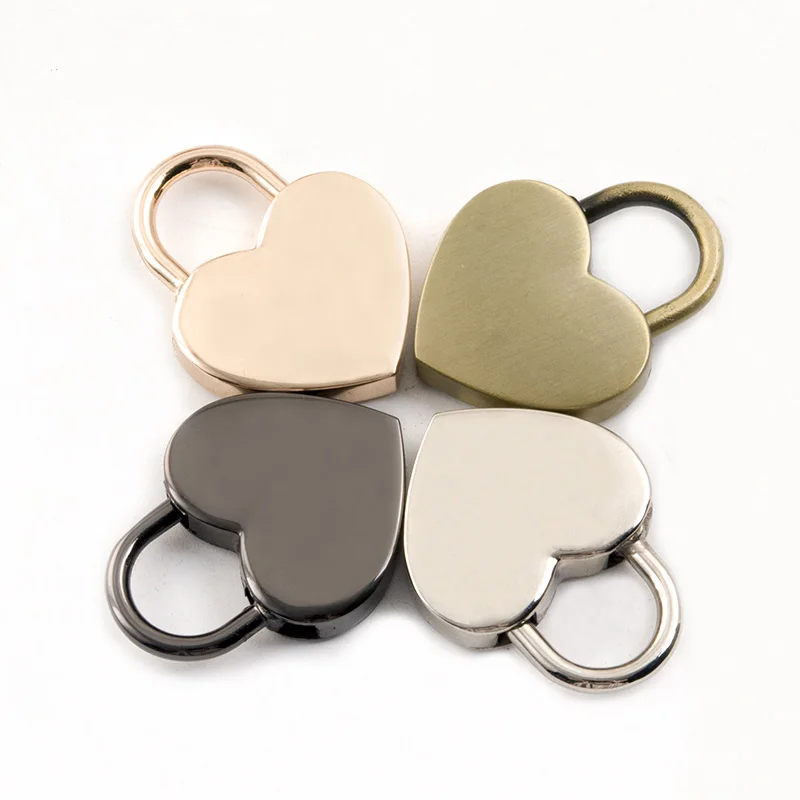 

SICODA 8pcs high quality Bag charm Jewerly lock key set handbag decoration heart lock hardware alloy lock rusty proof
