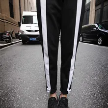 Новинка, мужские Модные черно-белые цветные штаны, свободные обтягивающие Мужские штаны, костюмы певицы, одежда