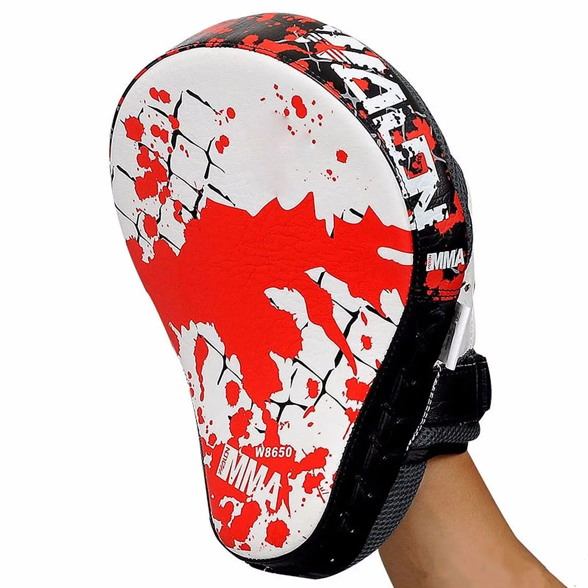 

Hot 1pcs Boxing Gloves Pads for Muay Thai Kick Boxing Mitt MMA Training PU foam Punch Pads boxer hand target Pad Sandbag