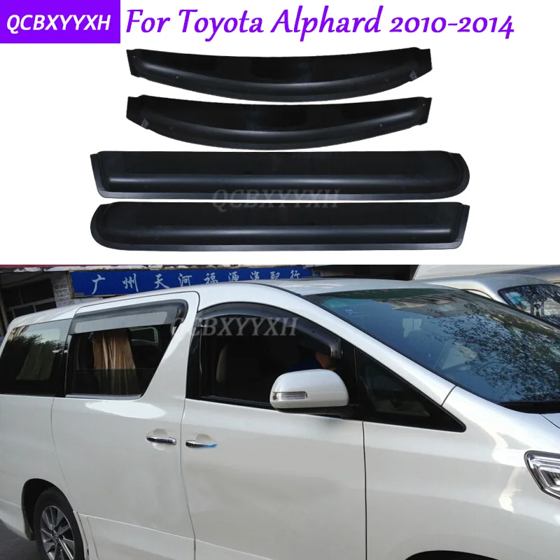 Автомобильный стиль навесы 4 шт./лот оконные козырьки для Toyota Alphard 2010- солнцезащитный экран наклейки чехлы