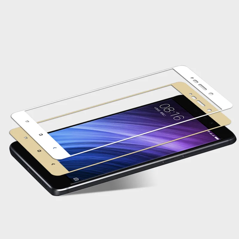 Закаленное 3d стекло для Xiaomi Redmi 4 2 шт. полноэкранная Защитная пленка Pro
