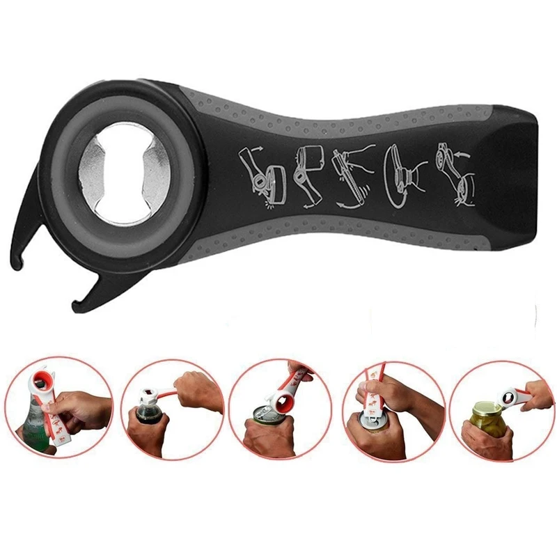 

5 in 1 Home Multifuctional Gadget All In One Opener Bottle Opener Jar Can Kitchen Manual Tool