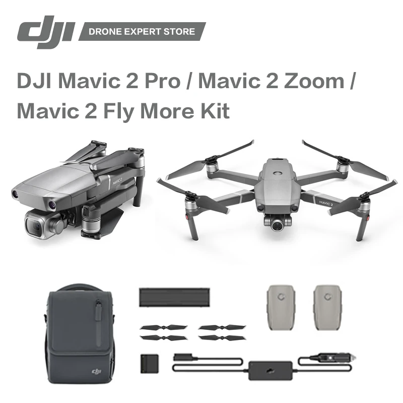 Original Dji Mavic 2 Pro Mavic 2 Zoom Mavi 2 Fly More Kit Drone With Camera 4k Video Professional Aerial Photography Camera Drones Aliexpress
