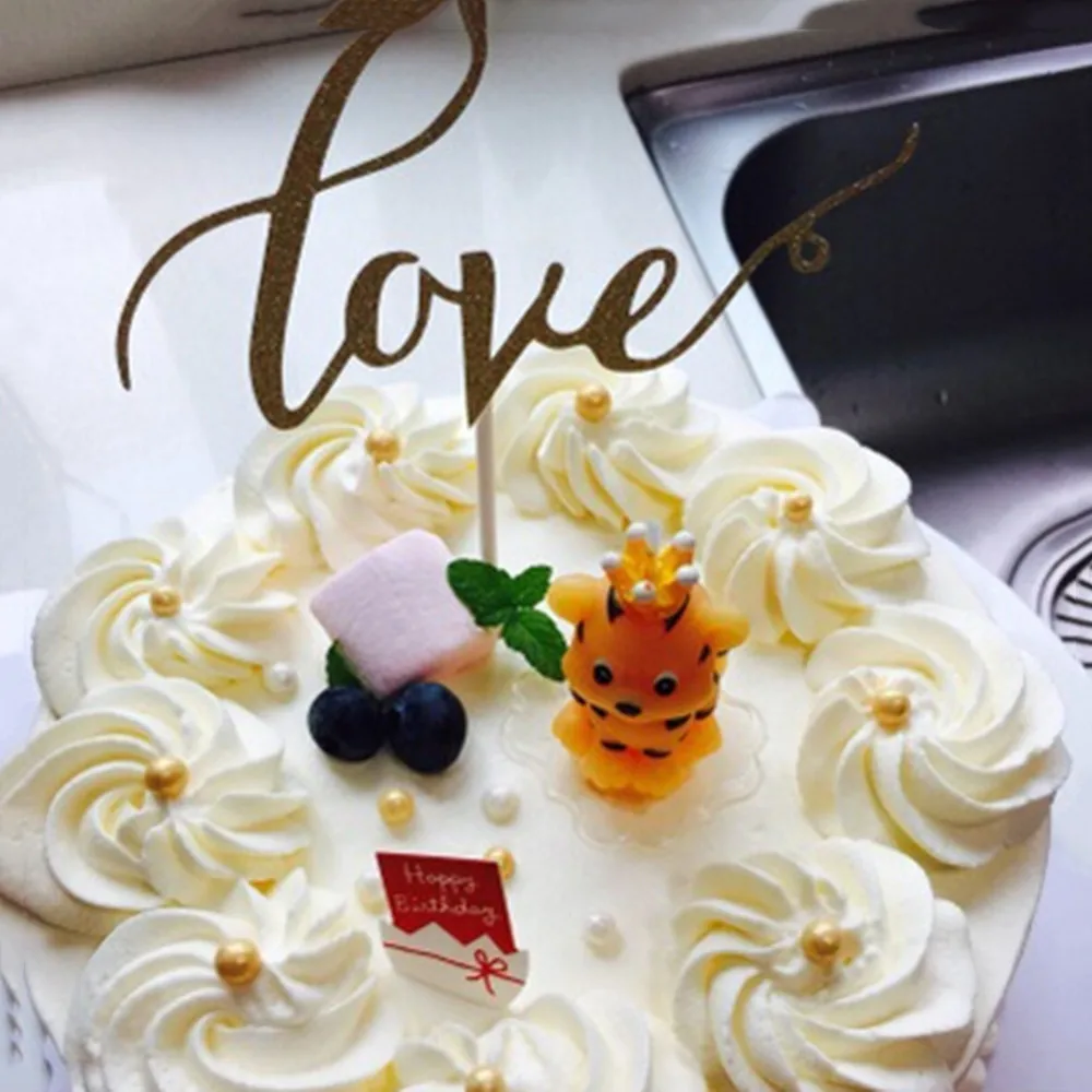Персонализированные украшения для свадебного торта из картона с блестками, украшения для свадебного торта, украшения для детского душа на заказ, Топпер для свадебного торта