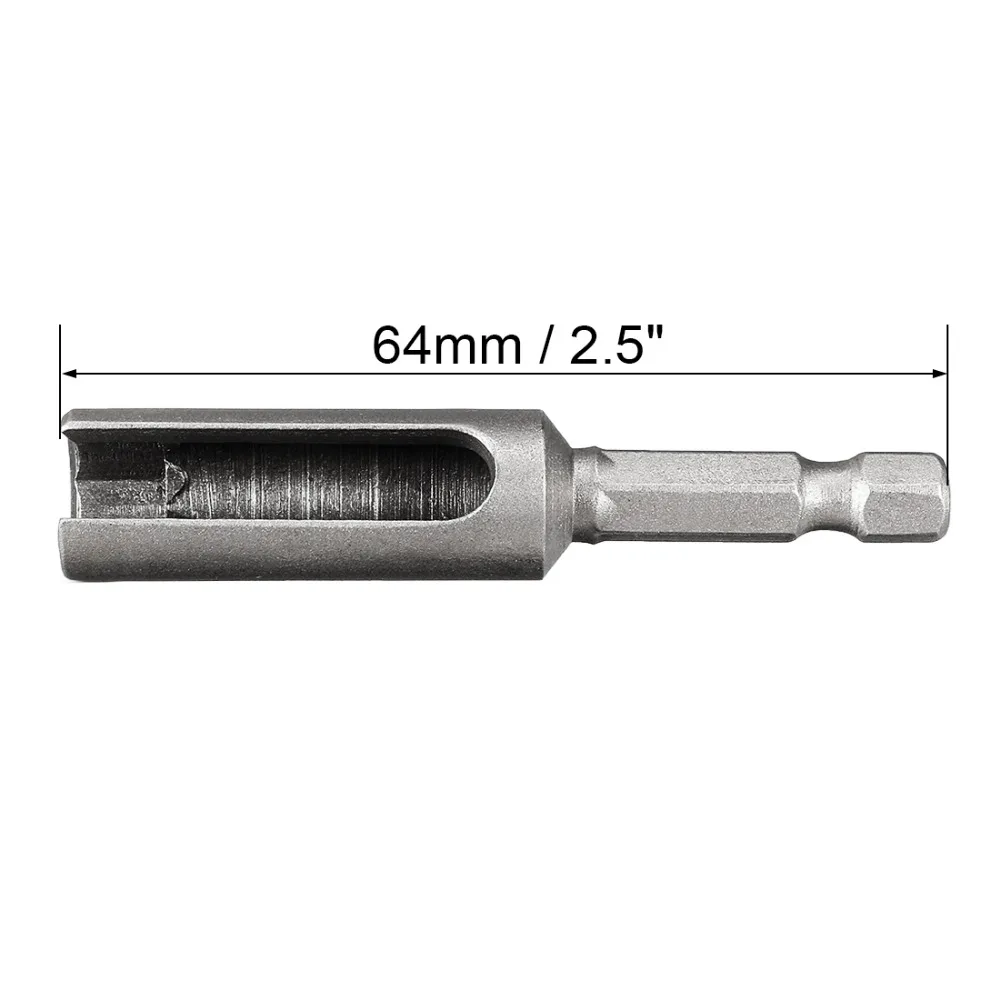 uxcell® Nut Driver Socket 3/8 Inch Hexagon Shank 8mm Hex Spanner 2 Pcs