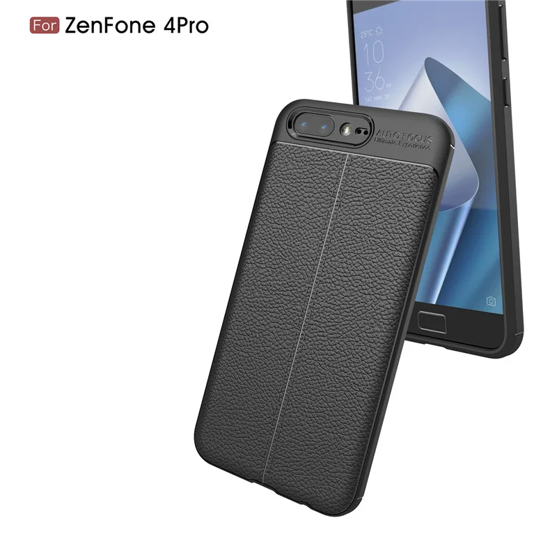 Silicone Case For ASUS ZenFone 4 Pro ZS551KL 5.5inch Case Soft TPU PU Leather Back Cover For Asus  ZenFone 4 Pro ZS551KL Case (6)