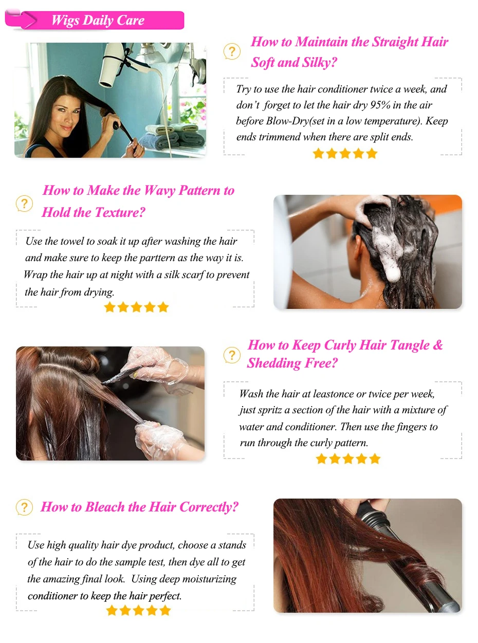 Wigs daily care